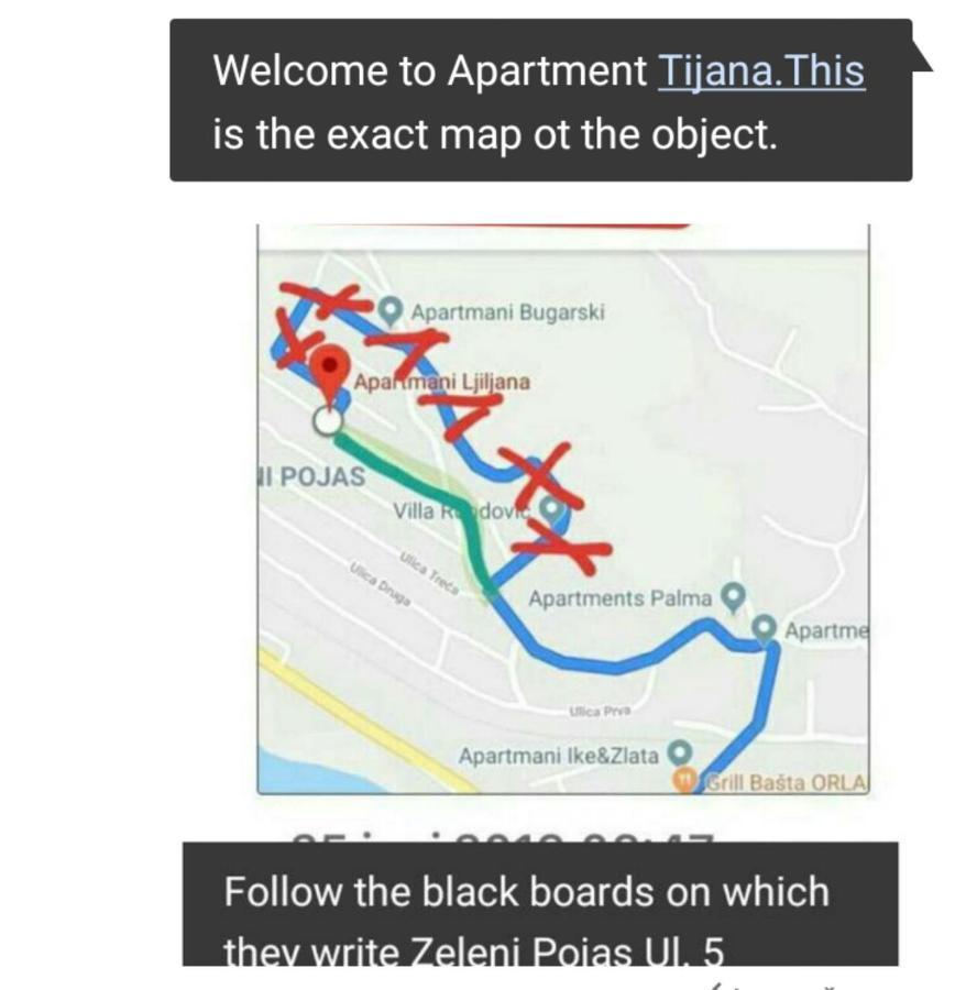 Apartment Tijana バール エクステリア 写真